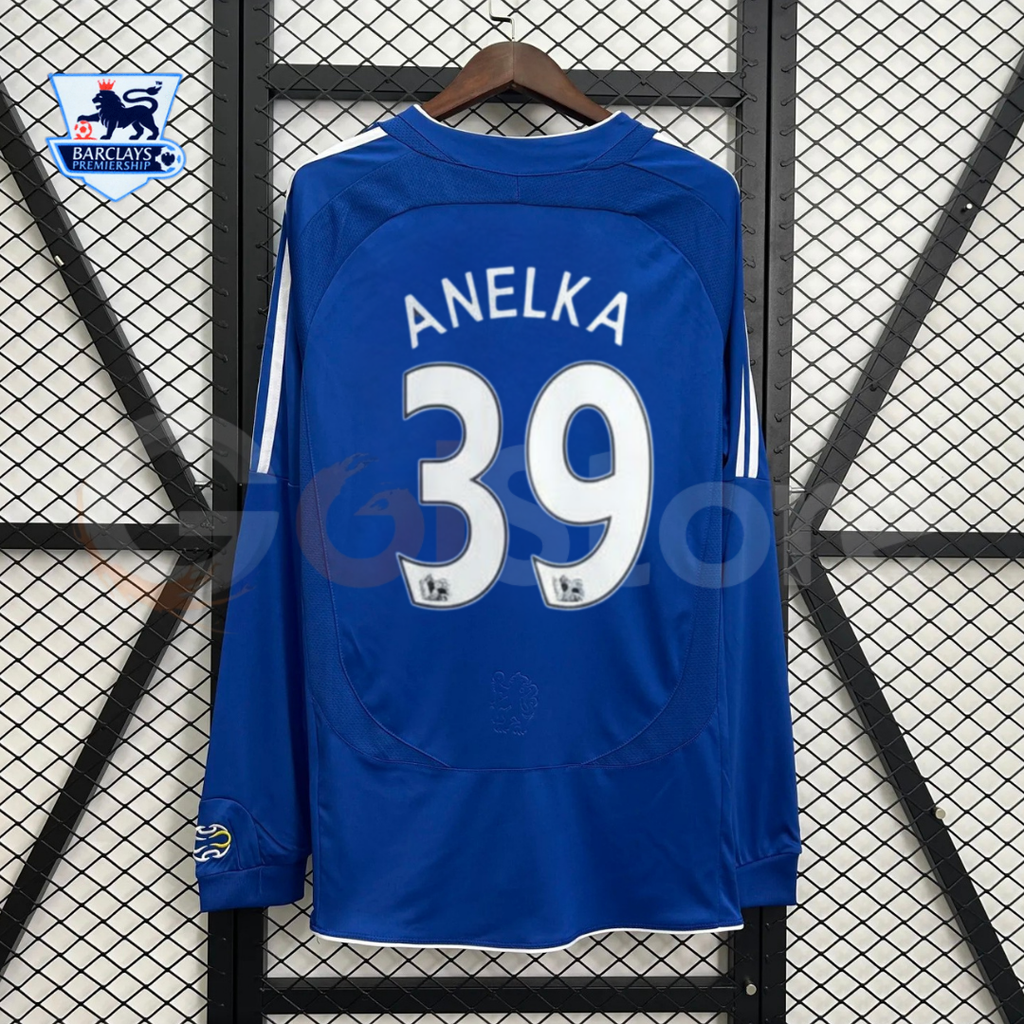 Chelsea FC 2006–2007 Retro Long Sleeve Home Jersey – Anelka #39