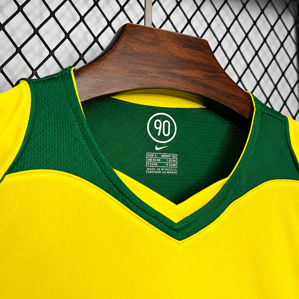 Brazil 2004 Retro Home Jersey