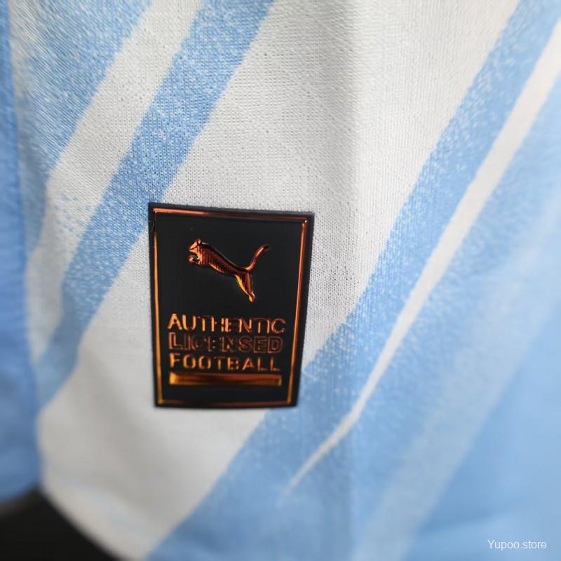 Man City 2025-26 Home Long Sleeve Player Jersey