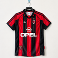 Retro AC Milan 1998-99 Home Jersey Short Sleeve Custom