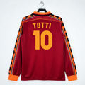 Retro AS Roma 1998-99 Home Jersey Long Sleeve #10 Totti