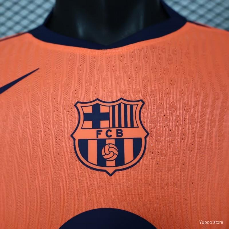 FC Barcelona 2025-26 Third Professional Long Sleeve Jersey | Custom Name & Number | UCL & La Liga