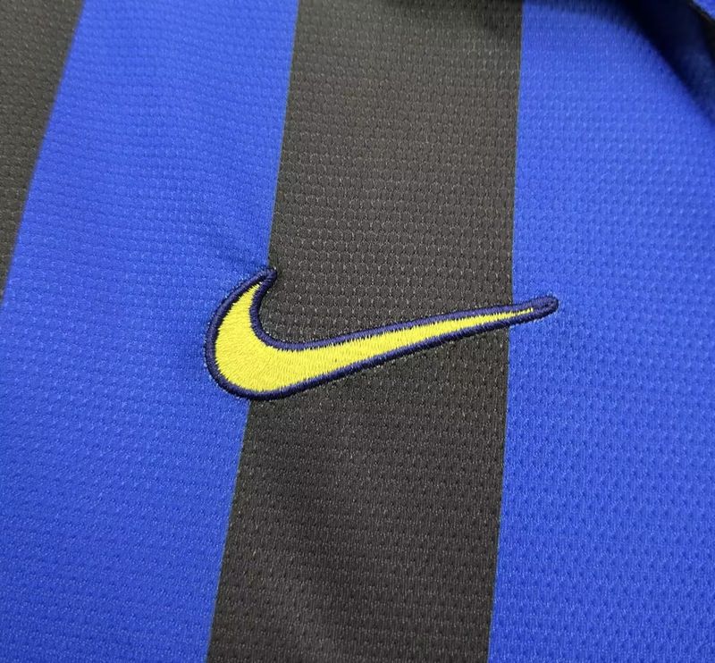 Inter Milan 1998-1999 Retro Home Short Sleeve Jersey #10 Baggio Serie A UCL Patch Personalized Rare