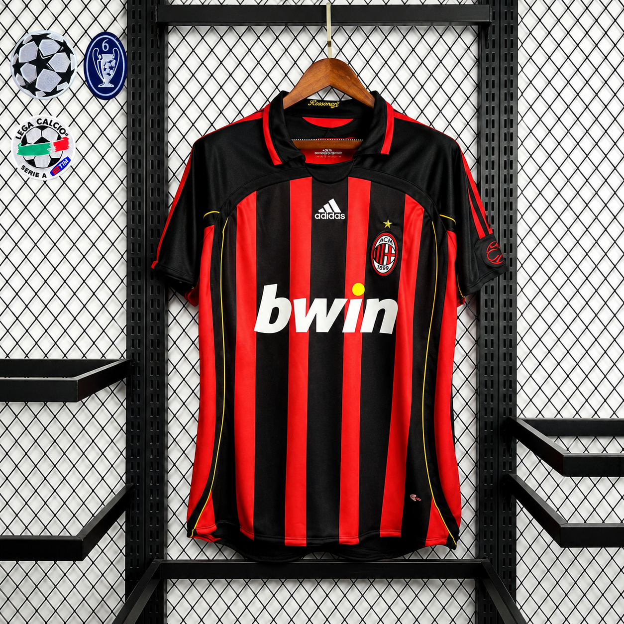 Retro AC Milan 2006-07 Home Jersey Short Sleeve Custom