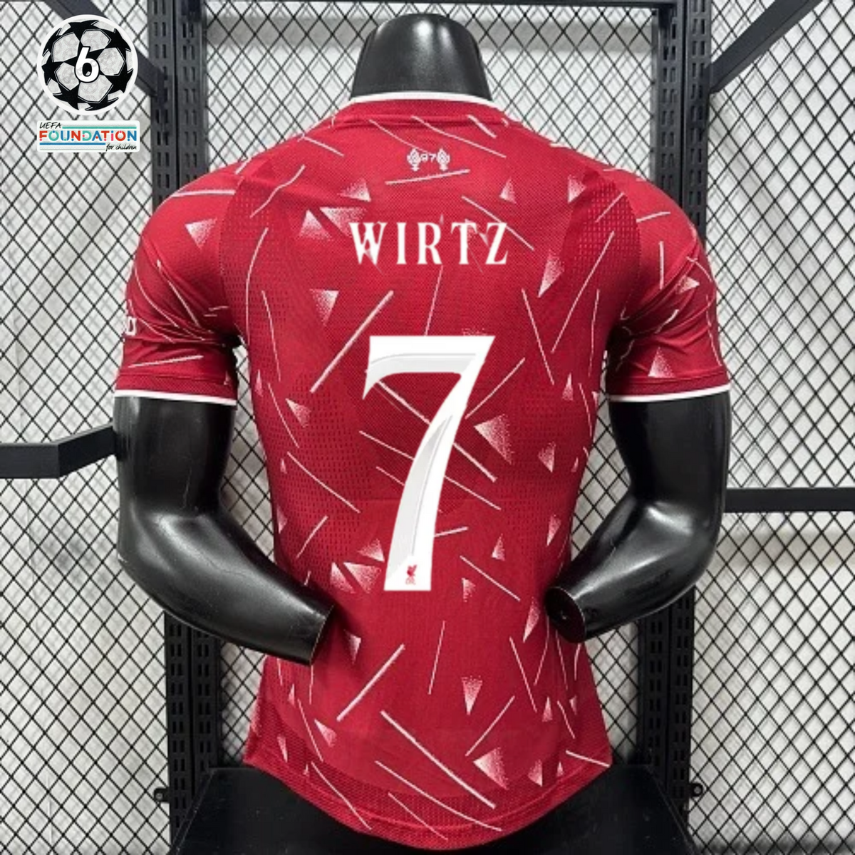 2026-2027 Liverpool Player Version Home Short Sleeve Jersey #7 Wirtz Personalized UCL Patch