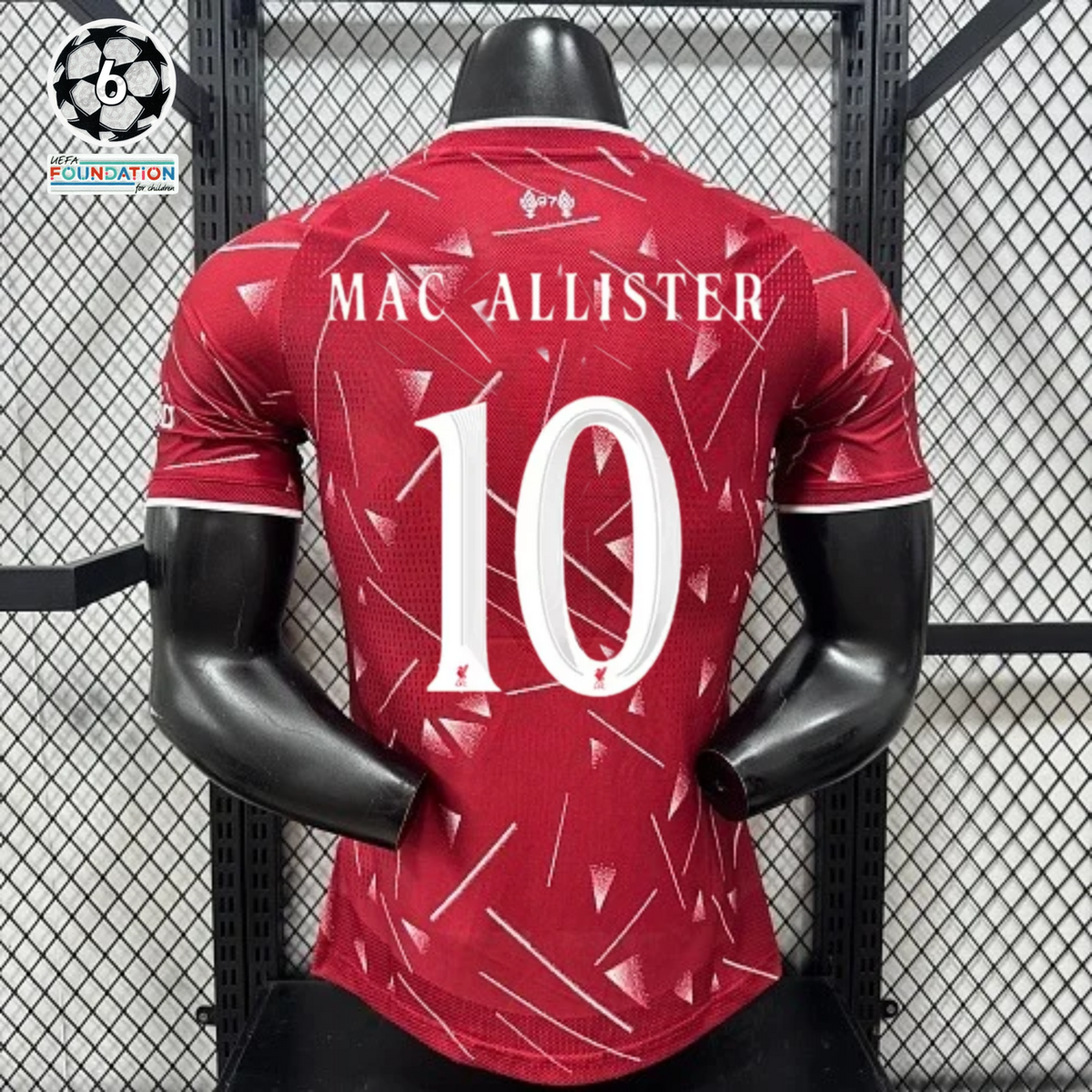 2026-2027 Liverpool Player Version Home Short Sleeve Jersey #10 Mac Allister Personalized UCL Patch