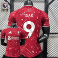 2026-2027 Liverpool Player Version Home Short Sleeve Jersey #9 Isak Personalized PL Patch