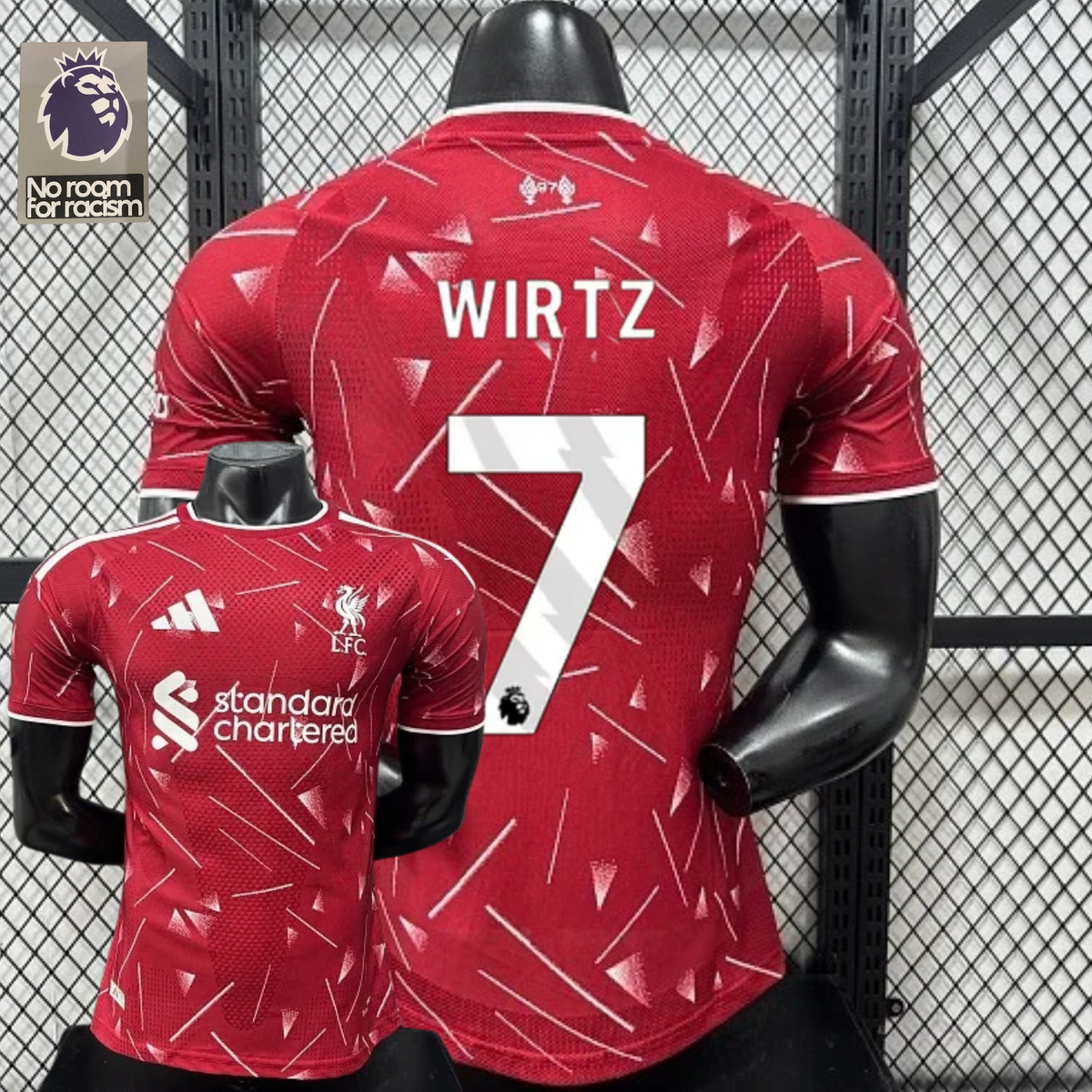 2026-2027 Liverpool Player Version Home Short Sleeve Jersey #7 Wirtz Personalized PL Patch