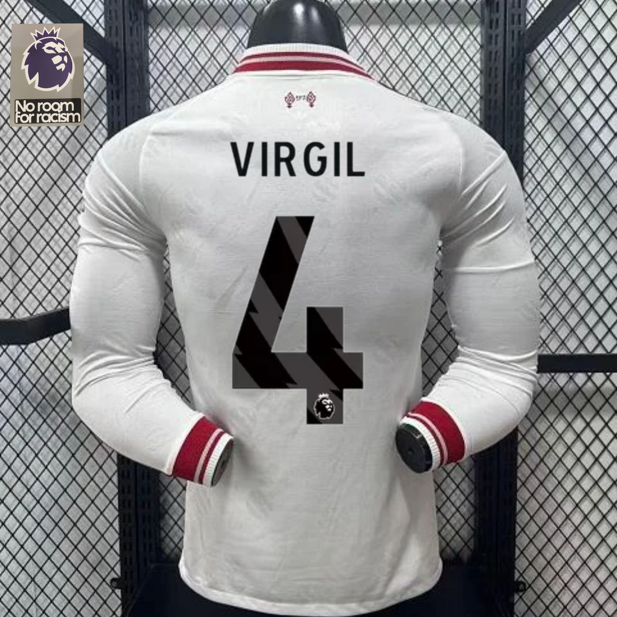 2026-2027 Liverpool Player Version Away Long Sleeve Jersey #4 Van Dijk Personalized PL Patch