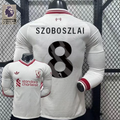 2026-2027 Liverpool Player Version Away Long Sleeve Jersey #8 Szoboszlai Personalized PL Patch