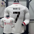 2026-2027 Liverpool Player Version Away Long Sleeve Jersey #7 Wirtz Personalized PL Patch
