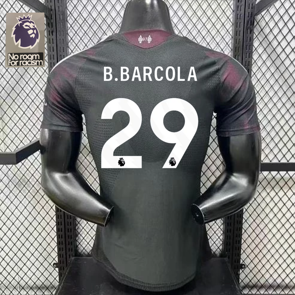 2026-2027 Liverpool Player Version Third Away Short Sleeve Jersey #29 Barcola Personalized PL Patch