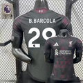 2026-2027 Liverpool Player Version Third Away Short Sleeve Jersey #29 Barcola Personalized PL Patch
