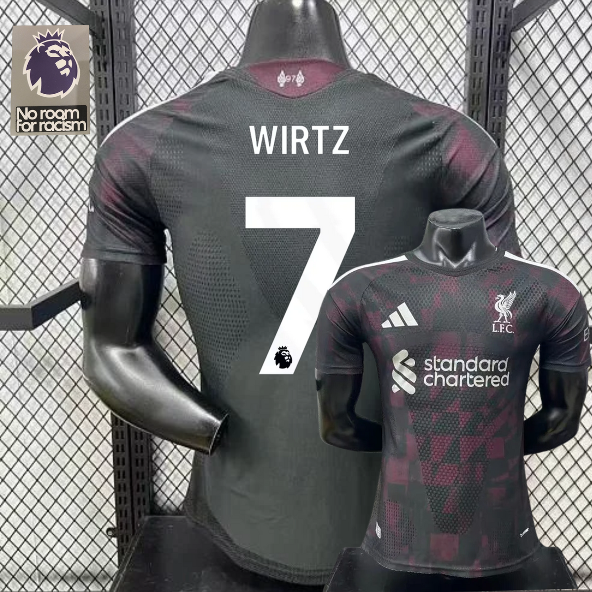 2026-2027 Liverpool Player Version Third Away Short Sleeve Jersey #7 Wirtz Personalized PL Patch