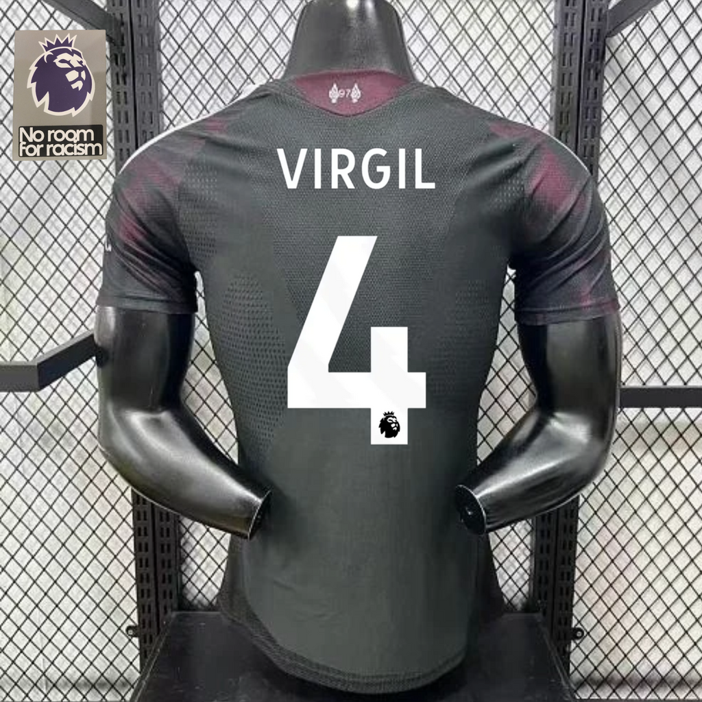 2026-2027 Liverpool Player Version Third Away Short Sleeve Jersey #4 Van Dijk Personalized PL Patch