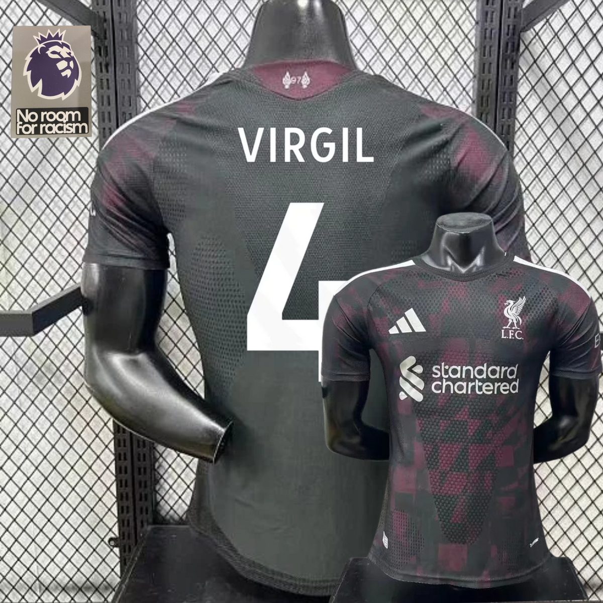 2026-2027 Liverpool Player Version Third Away Short Sleeve Jersey #4 Van Dijk Personalized PL Patch