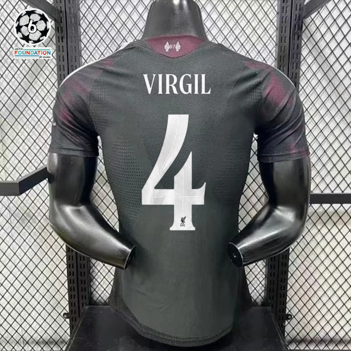 2026-2027 Liverpool Player Version Third Away Short Sleeve Jersey #4 Van Dijk Personalized UCL Patch