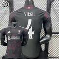 2026-2027 Liverpool Player Version Third Away Short Sleeve Jersey #4 Van Dijk Personalized UCL Patch