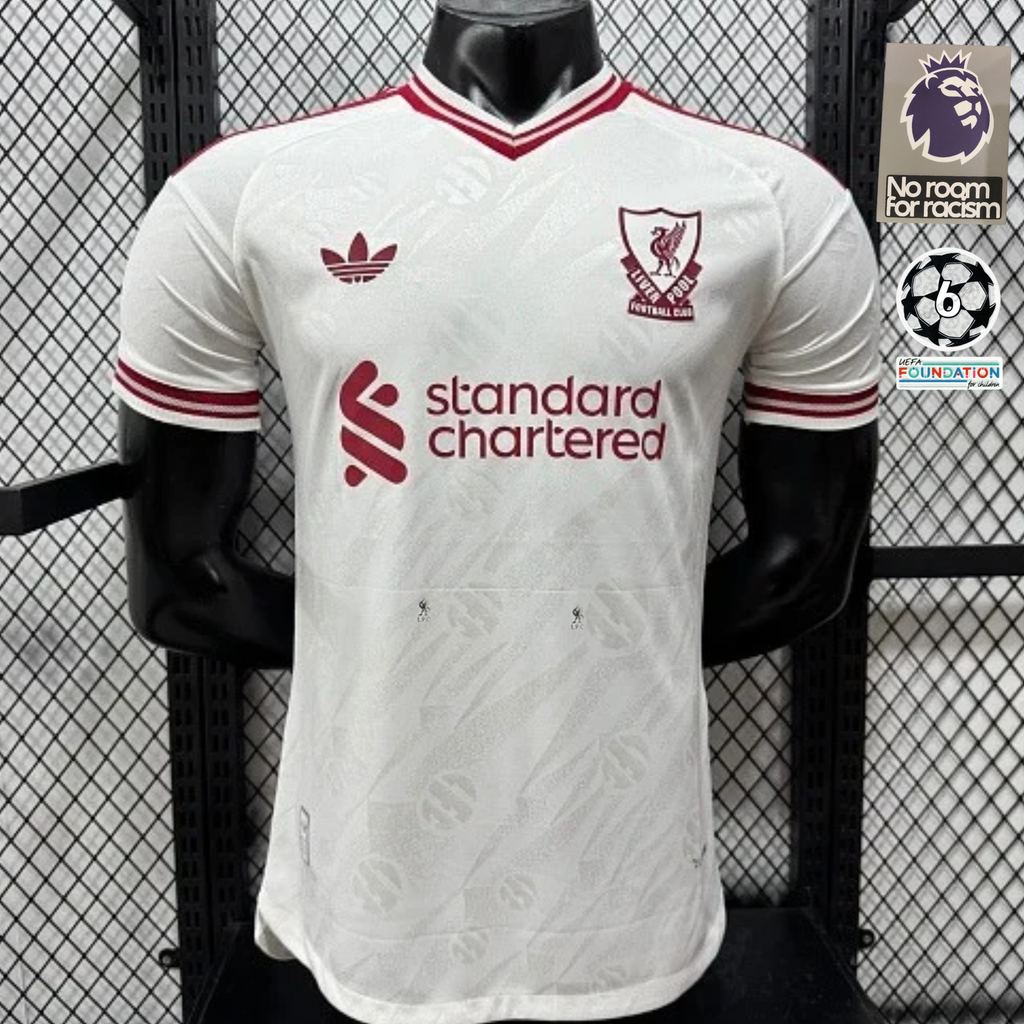 Liverpool 2026-2027 Away Player Version Short Sleeve Jersey Personalized PL UCL Patch