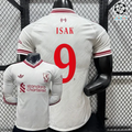 Liverpool 2026-2027 Away Player Version Short Sleeve Jersey #9 Isak Personalized UCL Patch