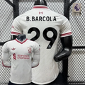 Liverpool 2026-2027 Away Player Version Short Sleeve Jersey #29 Barcola Personalized PL Patch