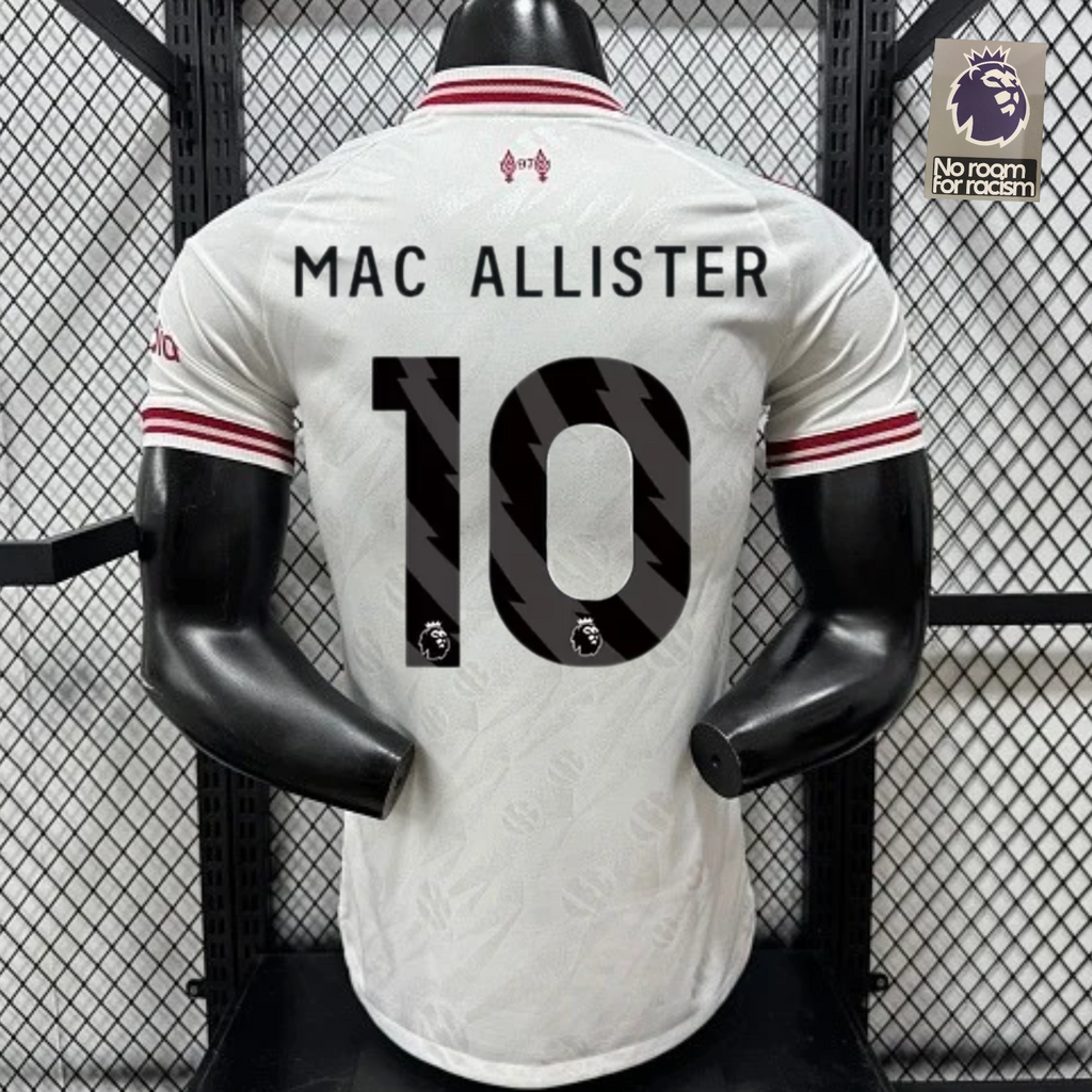 Liverpool 2026-2027 Away Player Version Short Sleeve Jersey #10 Mac Allister Personalized PL Patch