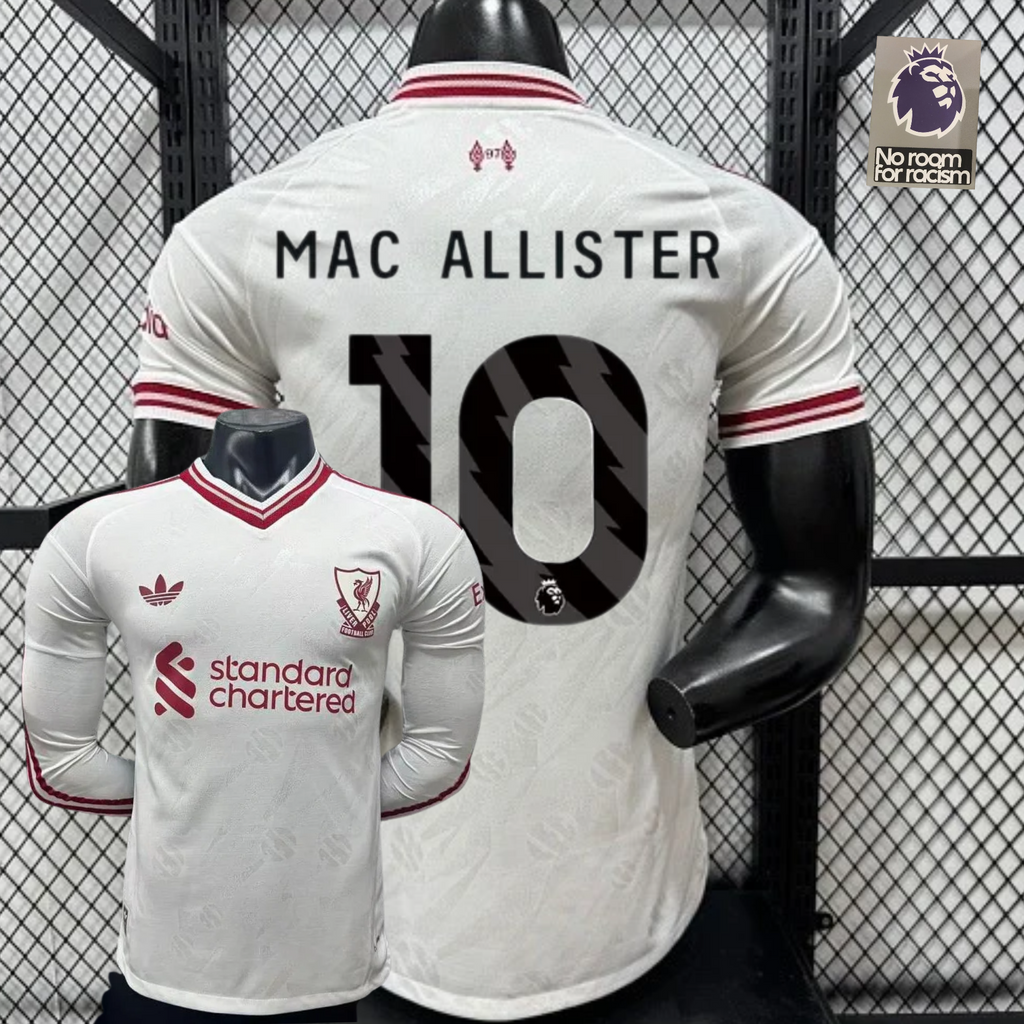 Liverpool 2026-2027 Away Player Version Short Sleeve Jersey #10 Mac Allister Personalized PL Patch