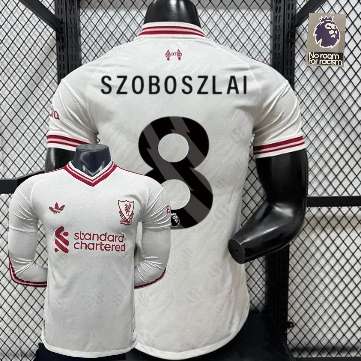 Liverpool 2026-2027 Away Player Version Short Sleeve Jersey #8 Szoboszlai Personalized PL Patch