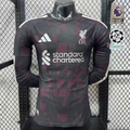 Liverpool 2026-2027 Away Long Sleeve Player Version Jersey Personalized PL UCL Patch Rare