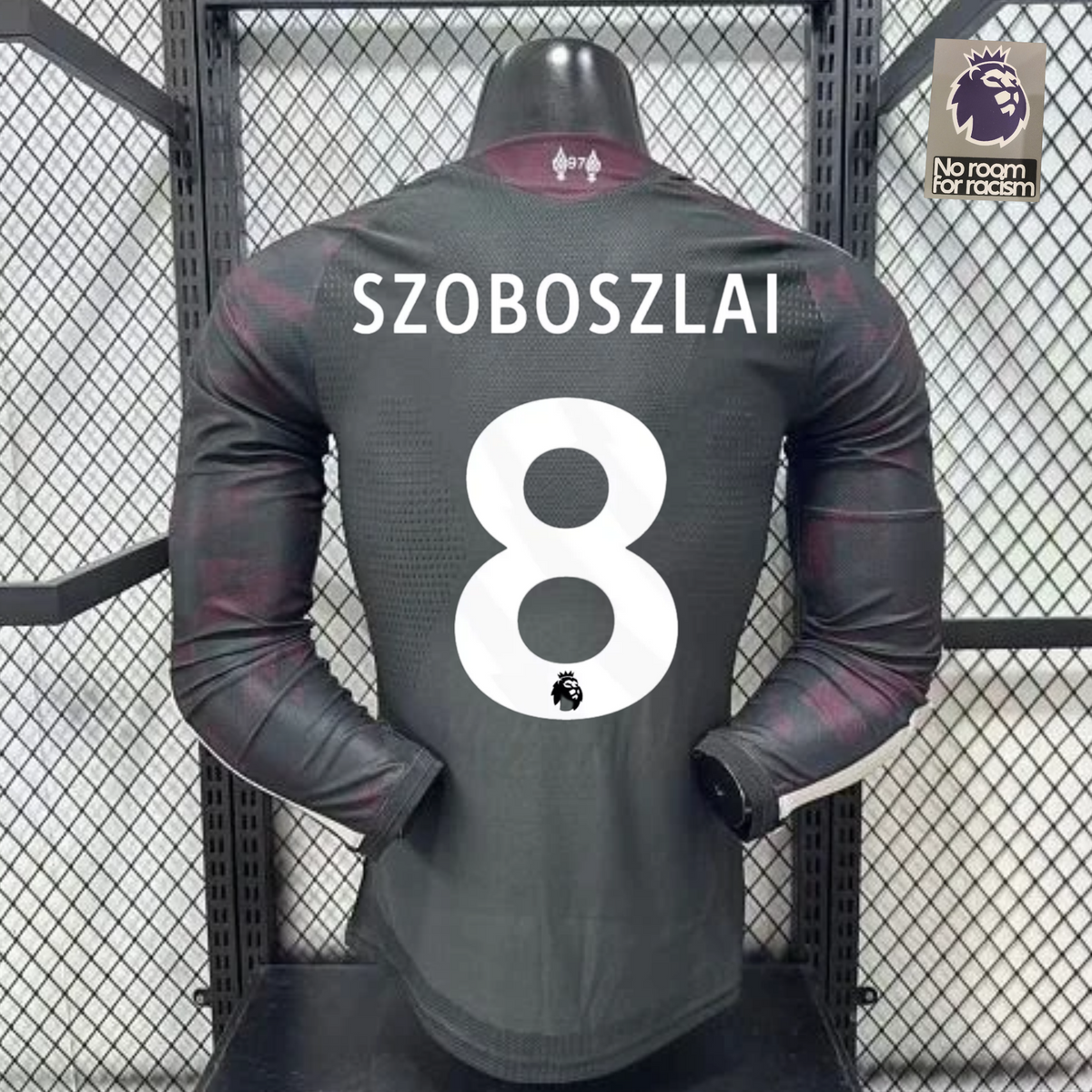 Liverpool 2026-2027 Away Long Sleeve Player Version Jersey #8 Szoboszlai Personalized PL UCL Rare