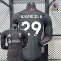 Liverpool 2026-2027 Away Long Sleeve Player Version Jersey #29 Barcola Personalized PL UCL Rare