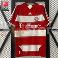 Bayern Munich 2007-2008 Retro Home Short Sleeve Jersey Bundesliga Patch Personalized Rare Klose Ribery Toni