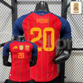 Spain 2026 Home Player Jersey Pedri #20 Two-Star