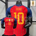 Spain 2026 Home Player Jersey Olmo #10 Two-Star