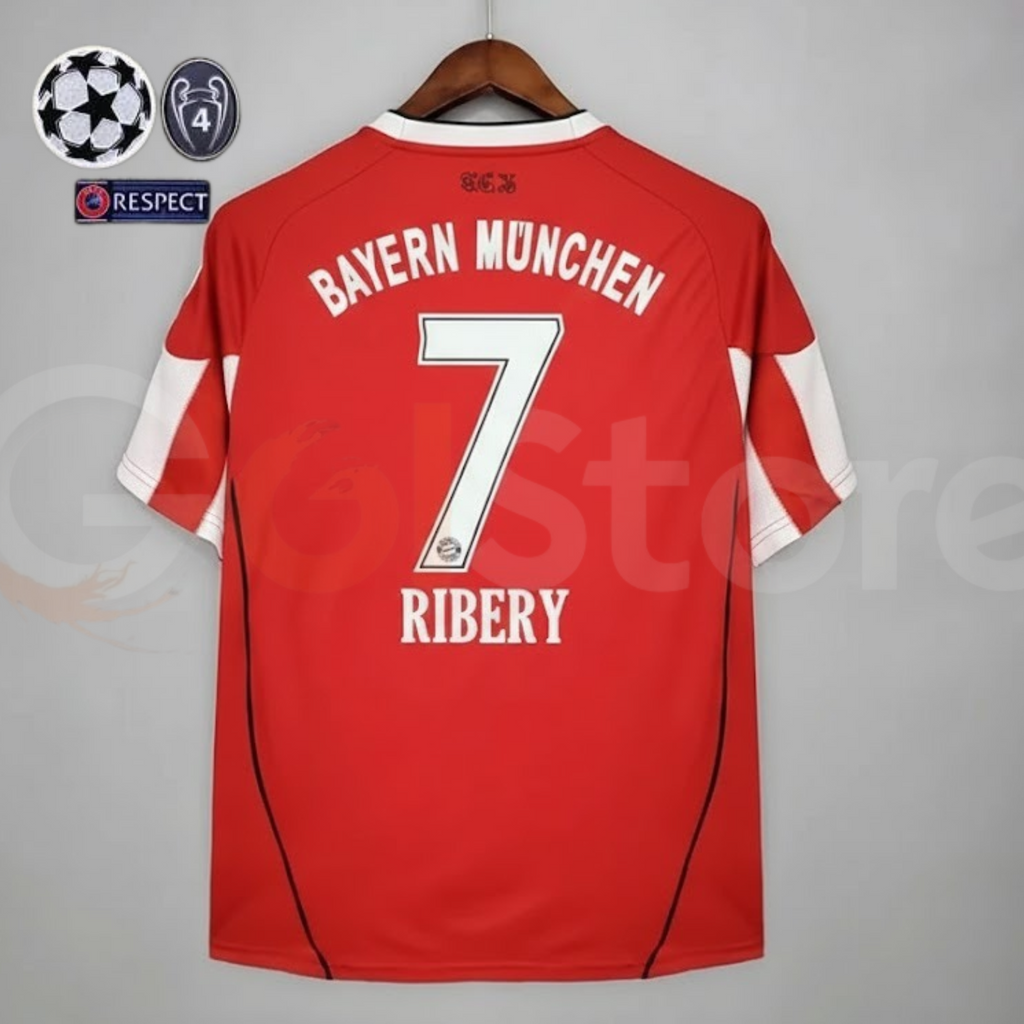 Bayern Munich 2010–2011 Retro Home Jersey – Ribéry #7