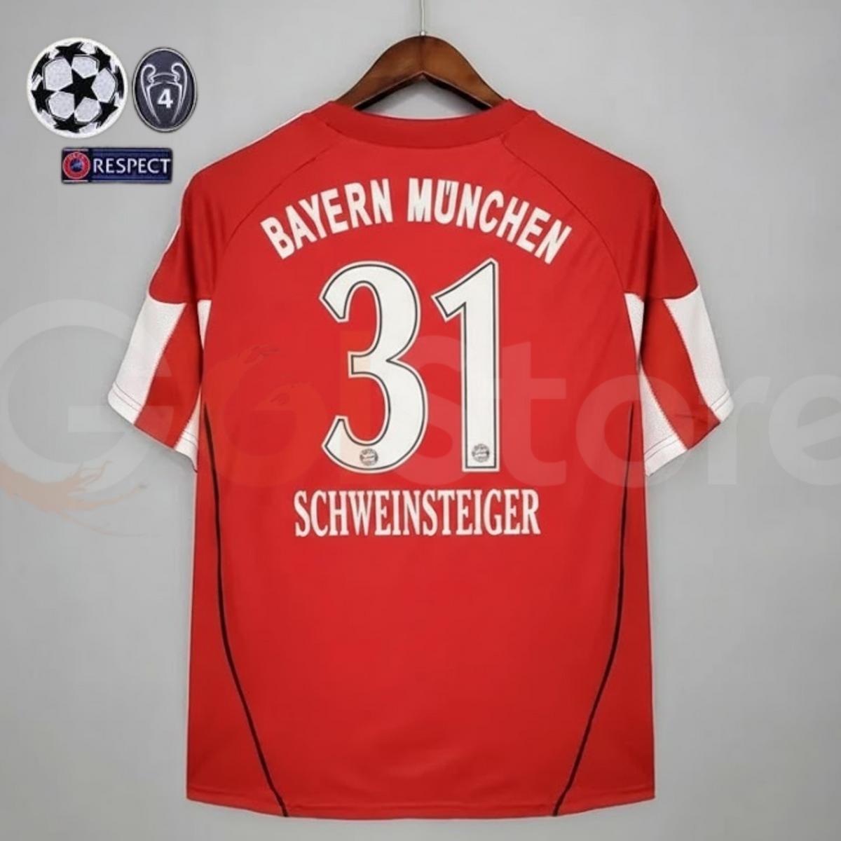 Bayern Munich 2010–2011 Retro Home Jersey – Schweinsteiger #31