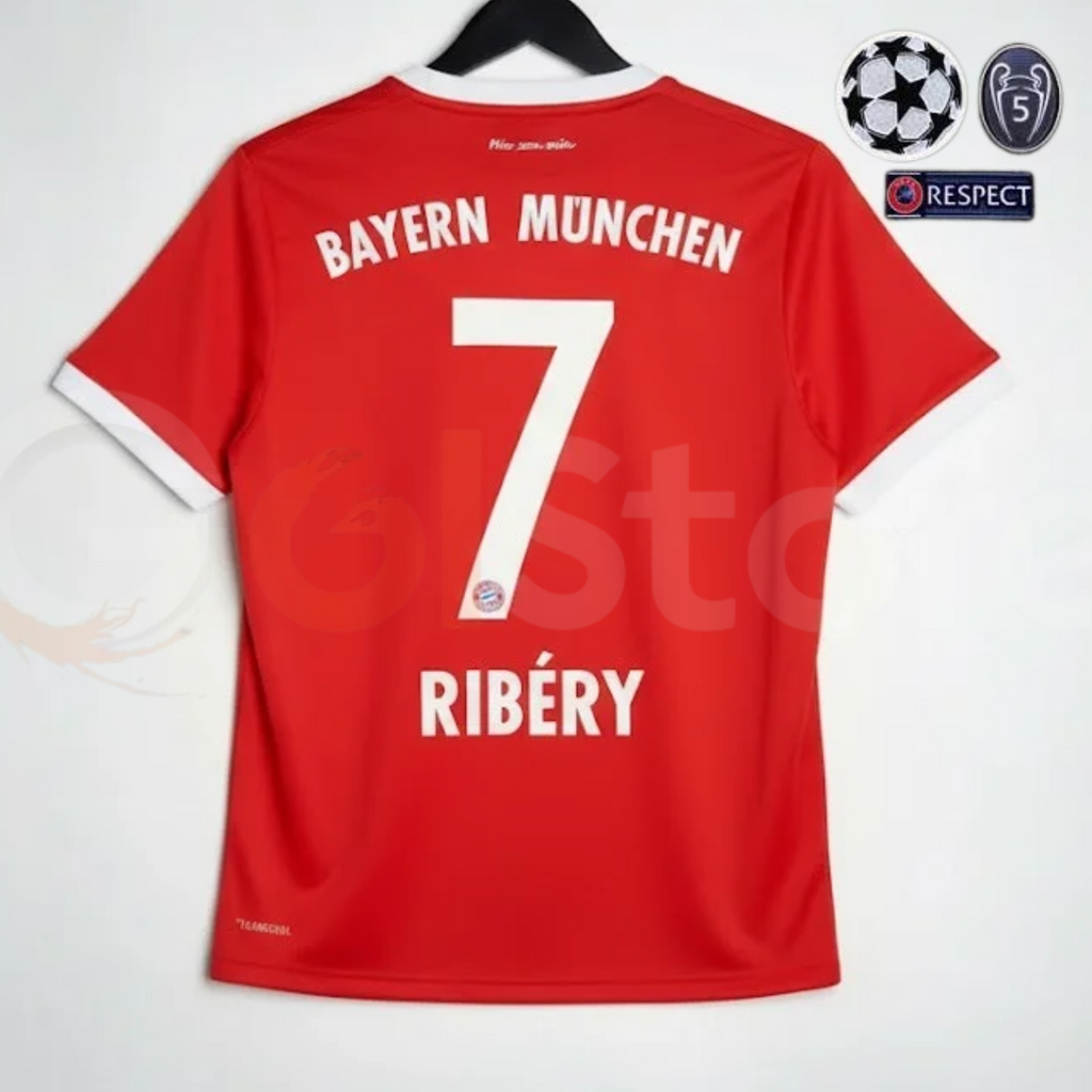 Bayern Munich 2017–2018 Retro Home Jersey – Ribéry #7