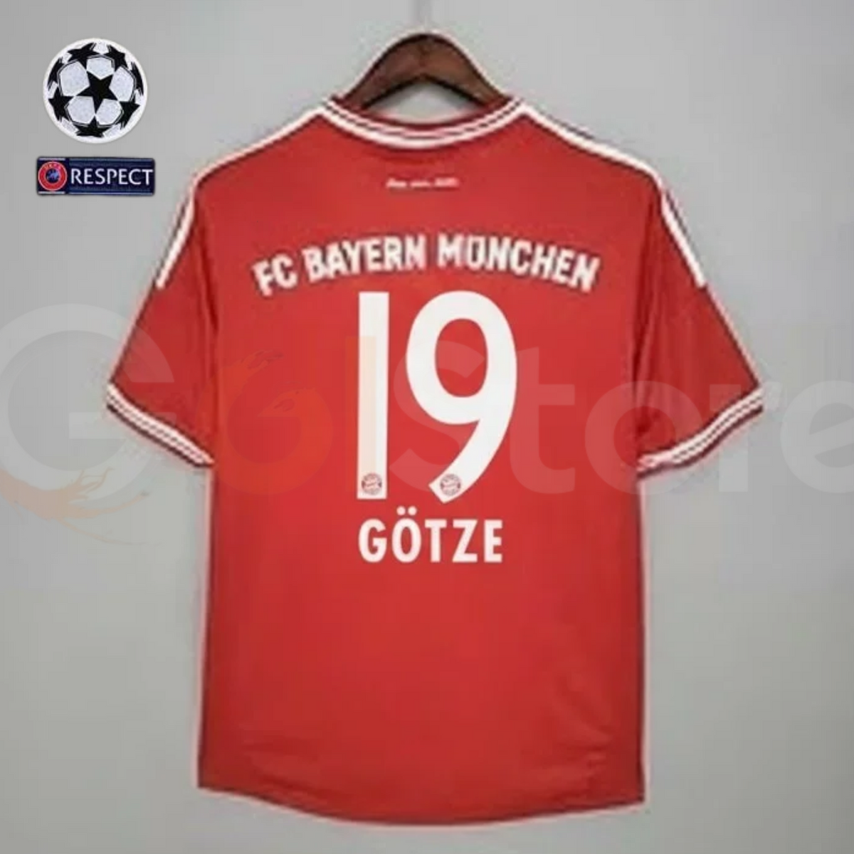 Bayern Munich 2013–2014 Retro Home Jersey – Götze #19