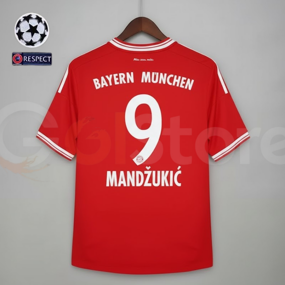Bayern Munich 2013–2014 Retro Home Jersey – Mandžukić #9