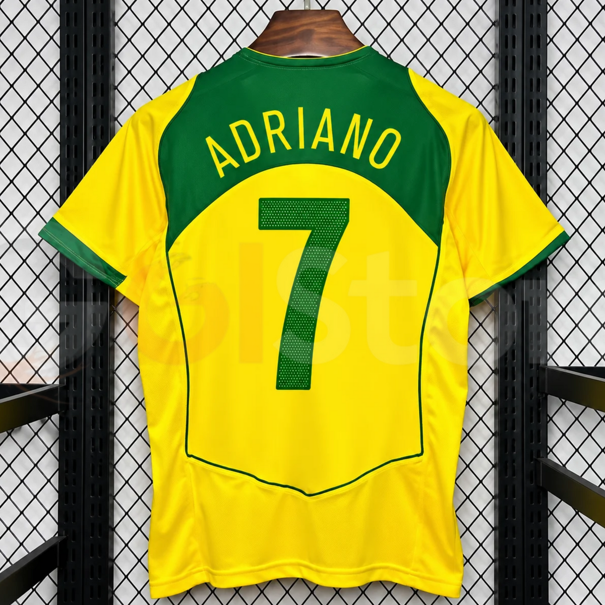 Brazil 2004 Retro Home Jersey – Adriano #7