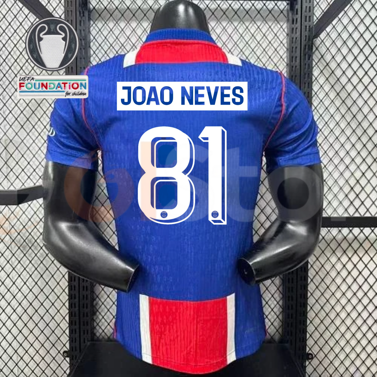 PSG 2026–2027 Home Jersey – João Neves #81