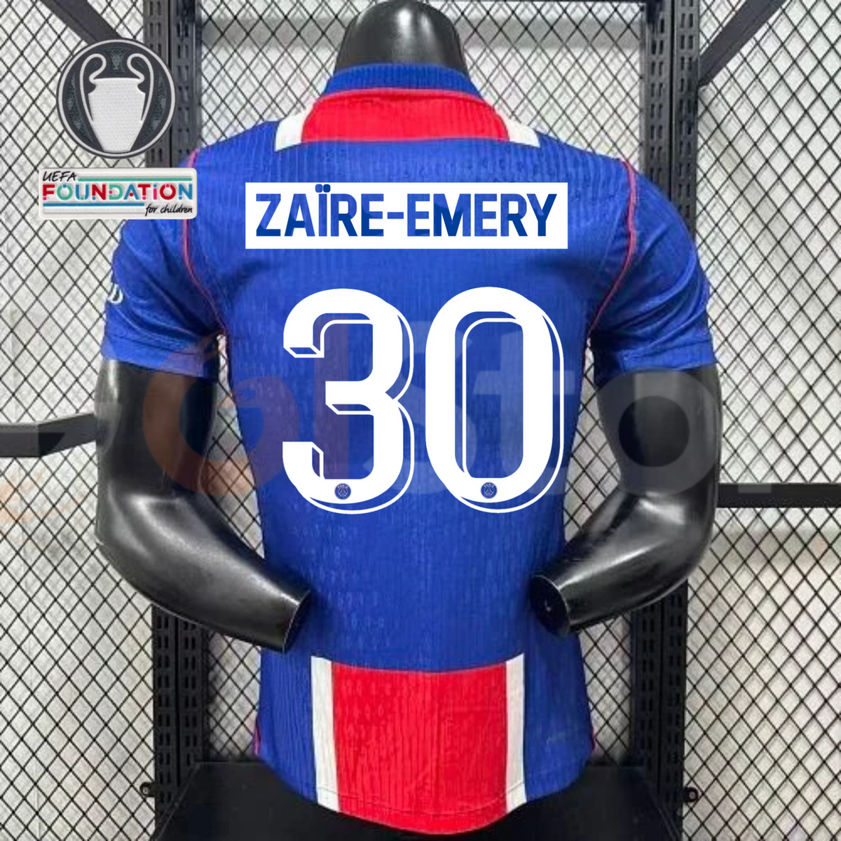 PSG 2026–2027 Home Jersey – Zaïre-Emery #30