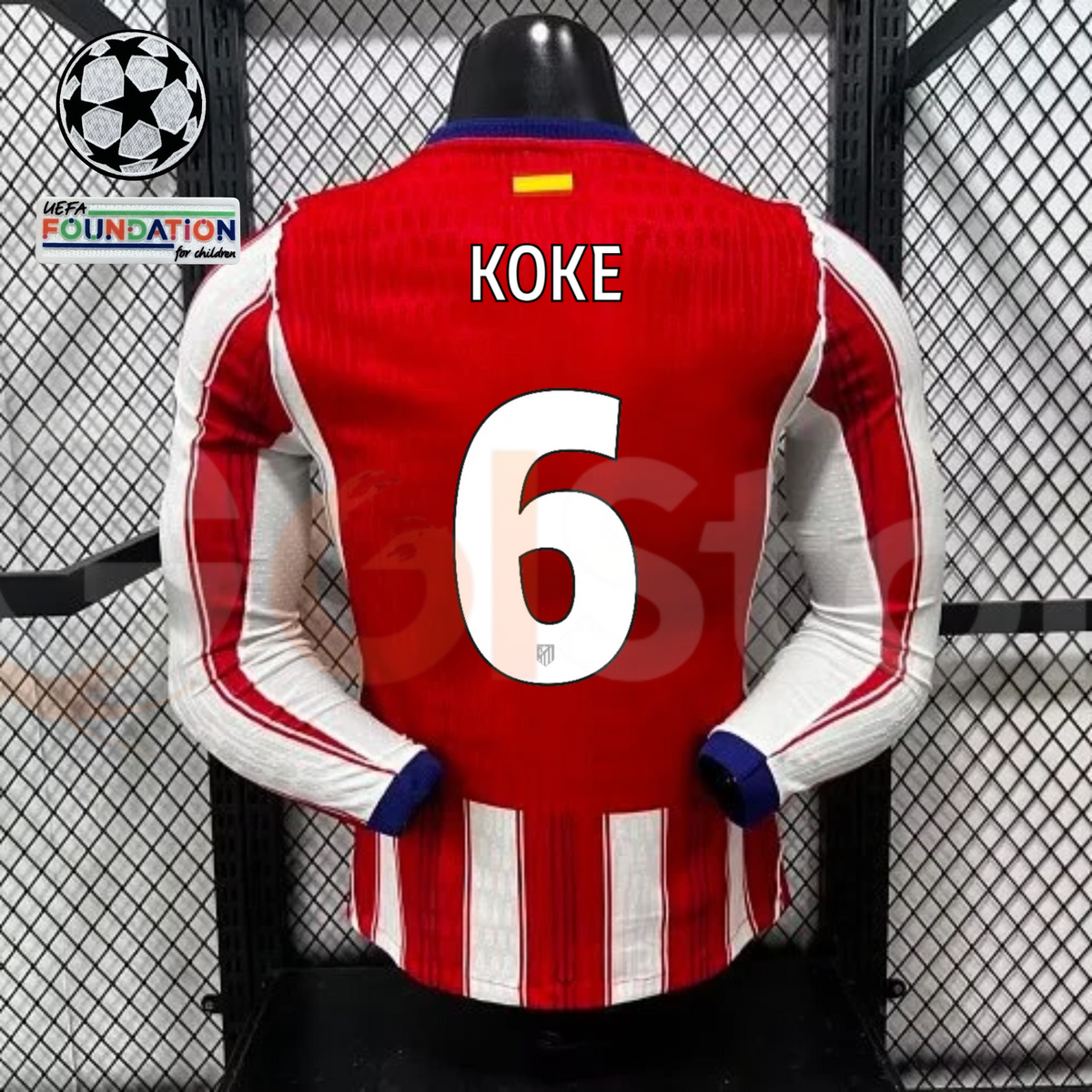 Atlético Madrid 2026–2027 Home Long-Sleeve Jersey – Koke #6