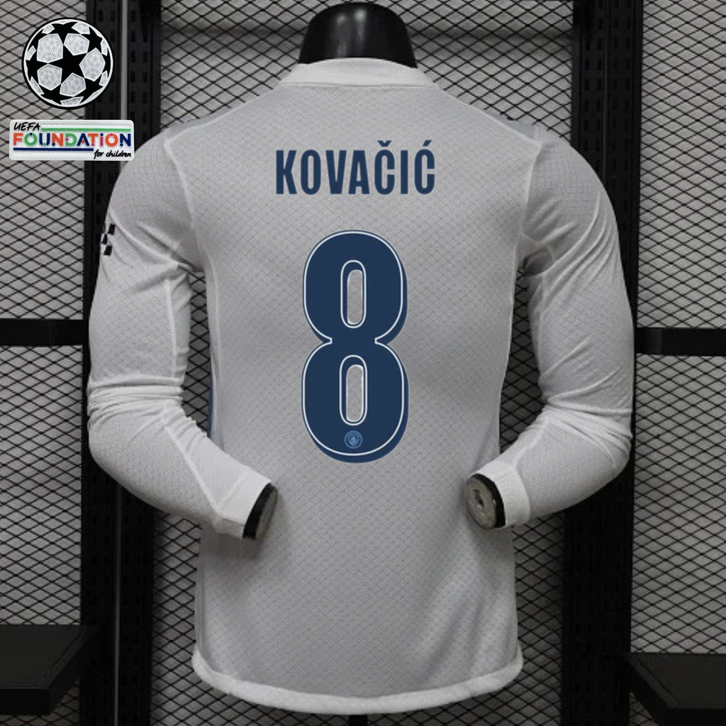 Manchester City 2026–2027 Away Long-Sleeve Player Jersey – Kovačić #8