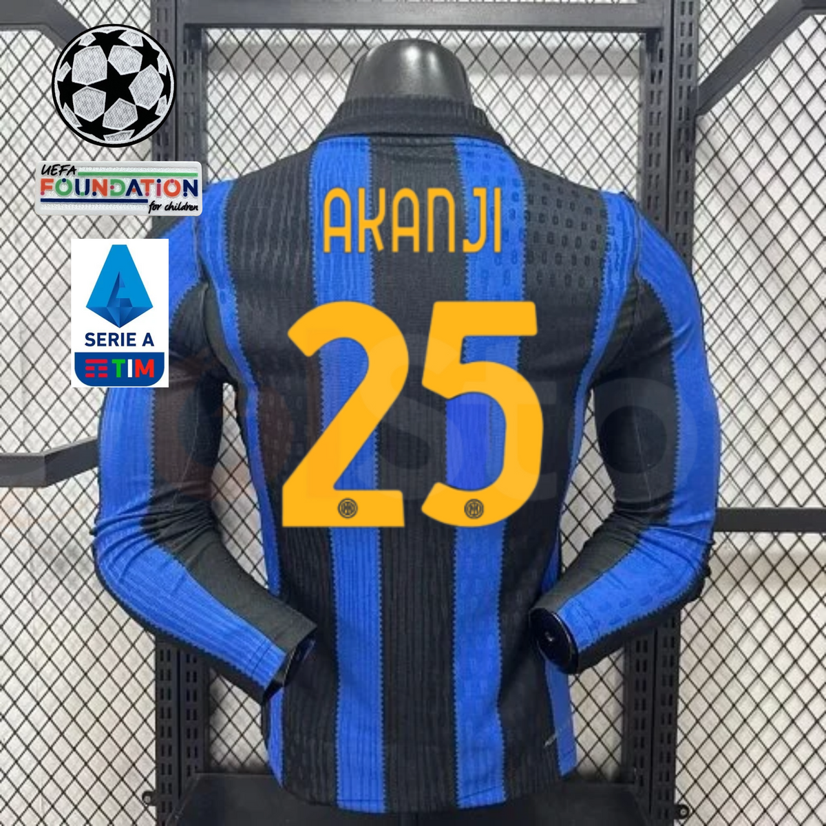 Inter Milan 2026–2027 Home Long-Sleeve Player Jersey – Akanji #25