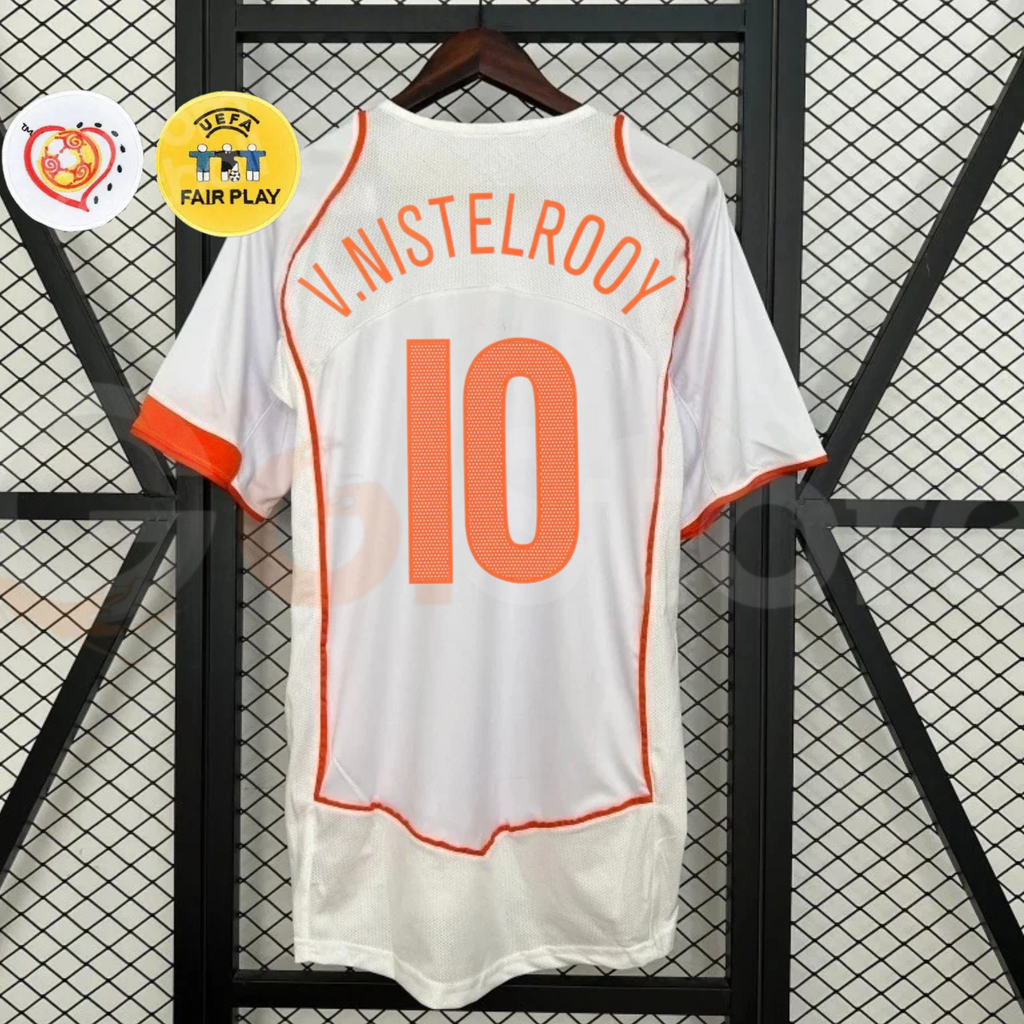 Netherlands 2004 Away Retro Jersey – Van Nistelrooy #10