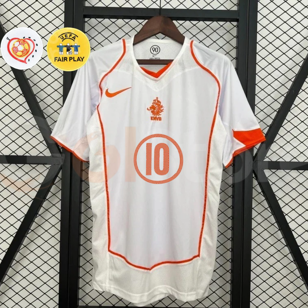 Netherlands 2004 Away Retro Jersey – Van Nistelrooy #10