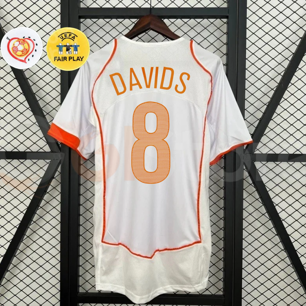 Netherlands 2004 Away Retro Jersey – Davids #8