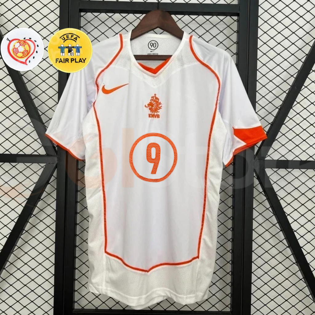 Netherlands 2004 Away Retro Jersey – Kluivert #9