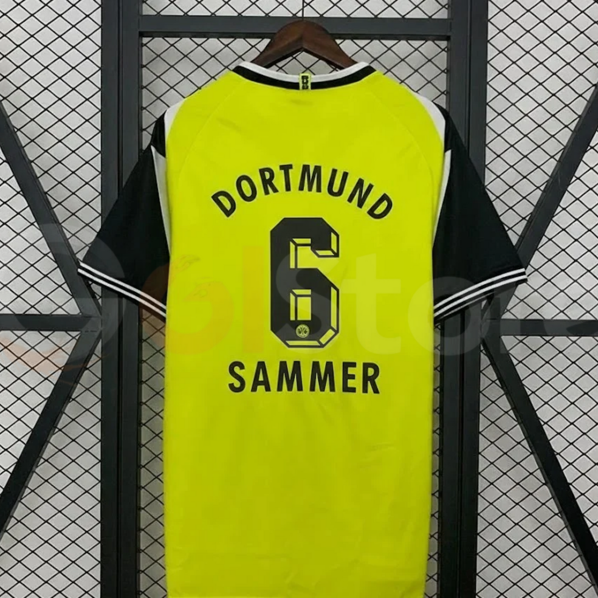Borussia Dortmund 1995-1996 Home Retro Jersey – Sammer #6
